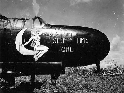 Northrop P-61 Black Widow Sleepy Time Gal nose art