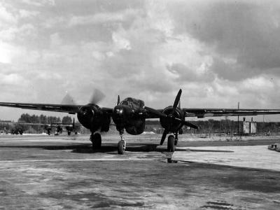Northrup P-61 Black Widow of the 9th Air Force France 27 September 1944