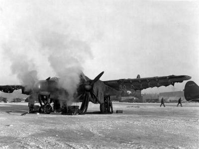 P-61A 42-5486 undergoing cold weather testing at Ladd Field
