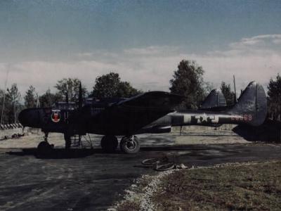 P-61A Black Widow 425th Night Fighter Squadron 42-5569 color photo