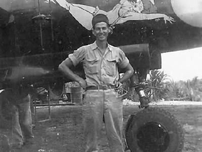 P-61 Black Widow Night Fighter 42-5554 The Virgin Widow nose art