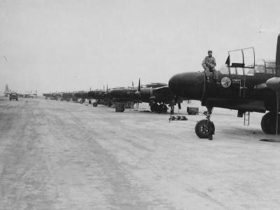 P-61 Black Widows of the 548th NFS Iwo Jima 10 March 1945