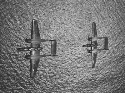 P-61 Black Widows of the 548th Night Fighter Squadron over Pacific