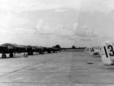 Panagarh India P-61B formerly of the 426th or 427th NFS awaiting for salvage 1945