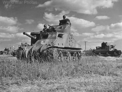 1st Armored Division M3 Lee during Carolina War Games 1941
