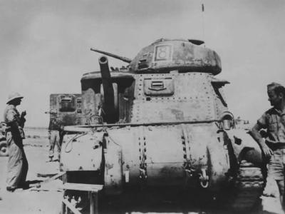 Captured M3 Lee Grant Tank North Africa