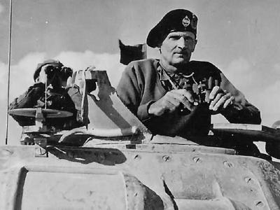 General Bernard Montgomery in M3 Grant Tank North Africa