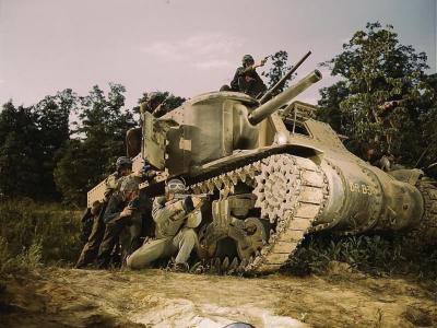 M3 Lee tank color photo 1941
