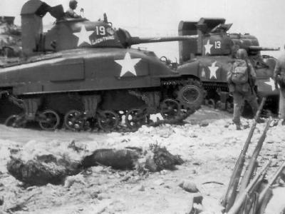 Deep Wading M4A1 Sherman Tank