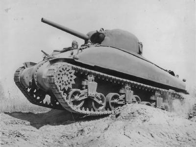 M4A1 Sherman tank with cast hull 1942