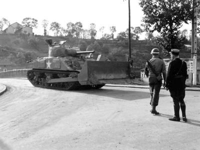 M4 Sherman Dozer in France 1944