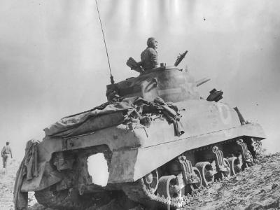 M4 Sherman Tank Battle of Kasserine Pass Tunisia North Africa 1943