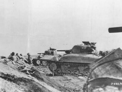M4 Sherman of 5th Army near Nettuno Italy