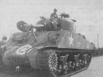 M4 Sherman tank 1945