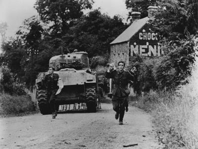 M4 Sherman tank France 1944