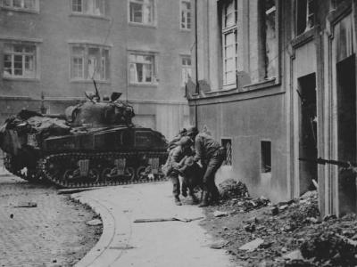 M4 Sherman tank Rome 1945