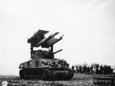 Rocket Launcher T34 Sherman of 14th Armored Division
