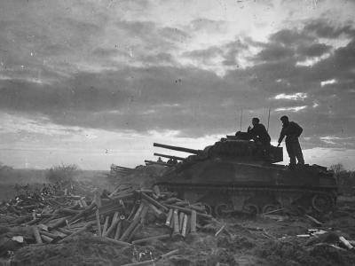 Second British Army Gangelt Geilenkirchen M4 Sherman Tank 1945