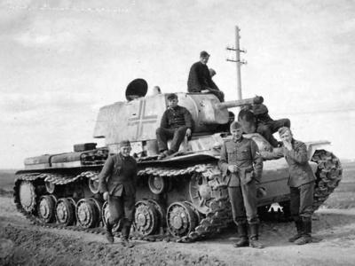 German tank KV-1 model 1941