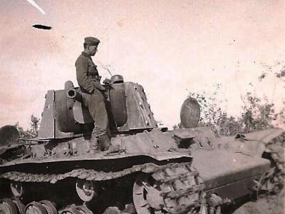 Soviet WWII heavy tank KV-1 model 1941