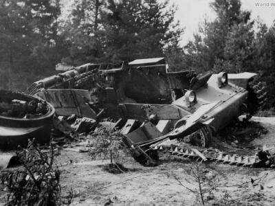 Totally destroyed T-28