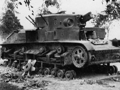 Destroyed T-28 8