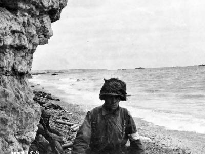 1st Infantry Division Wounded on Omaha Beach D-Day June 6 1944