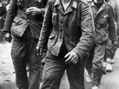 German prisoners near Cherbourg 1944