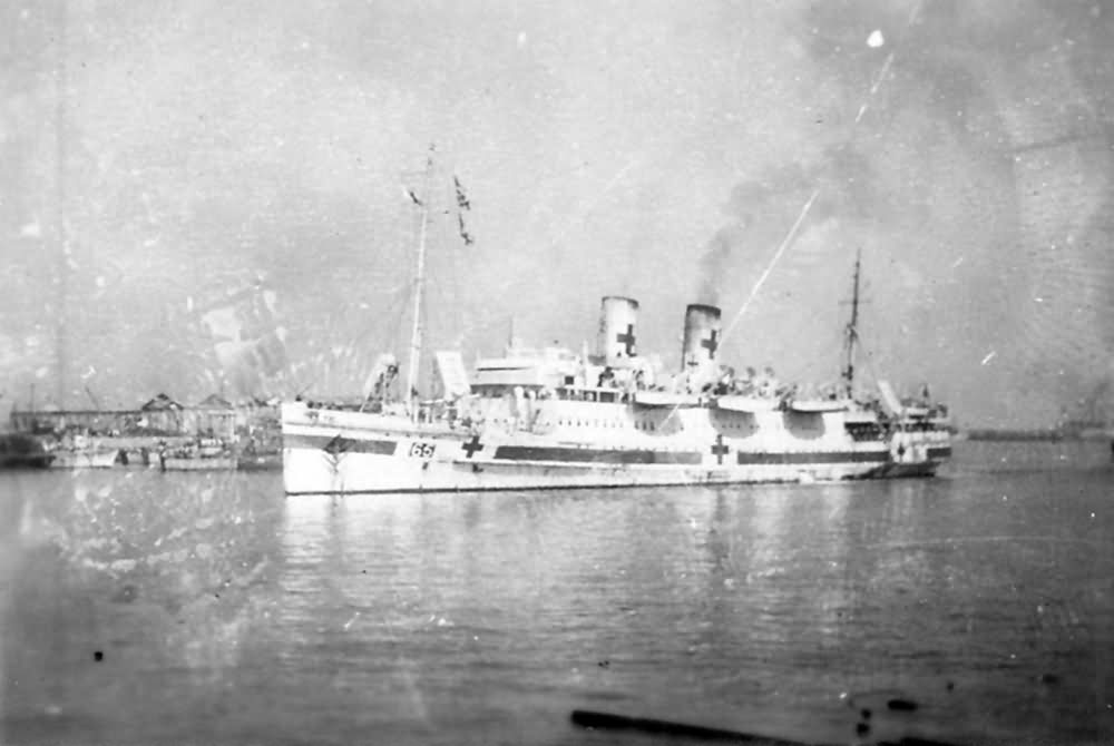 Hospital Ship 65 After D-Day Normandy June 1944
