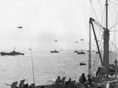 Invasion Fleet For D-Day Normandy 1944 Operation Overlord