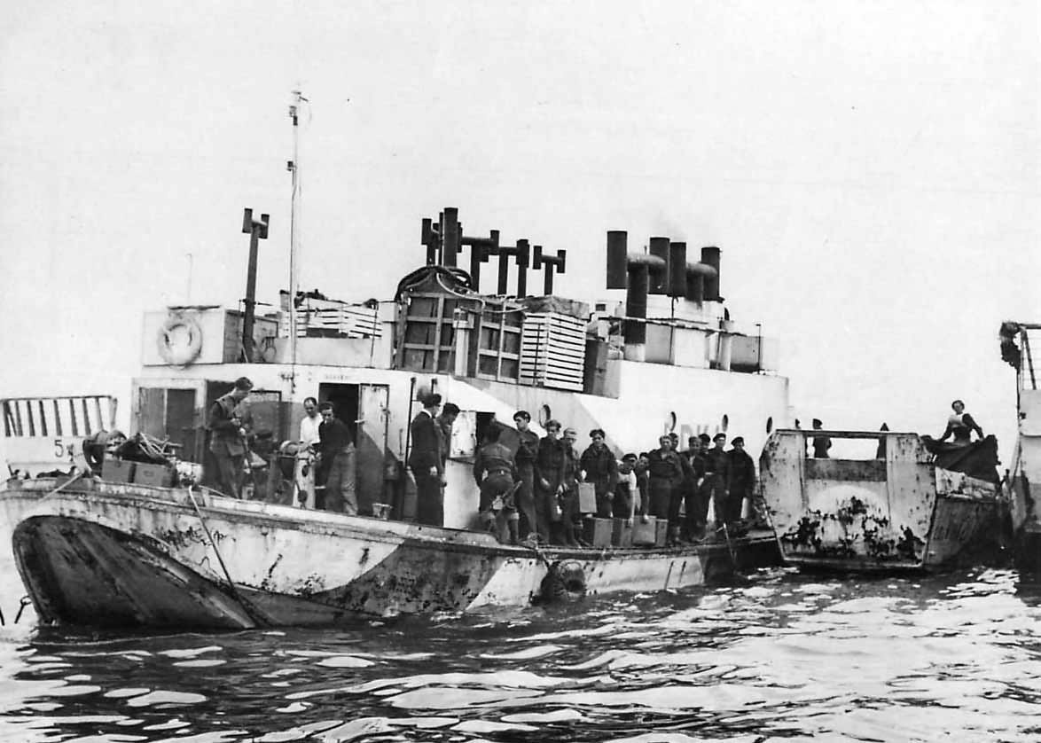 Landing Barge kitchen LCVs and LCM(3)’s – Invasion of Normandy
