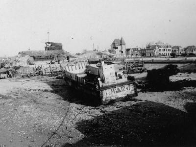 Normandy 1944 LCM Vehicles Beached Sword Beach