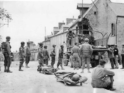 US 82nd Airborne 505th PIR Aid Station no 2 in Sainte-Mère-Église