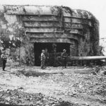 Knocked Out Crisbecq Battery off Utah Beach at Saint Marcouf Normandy