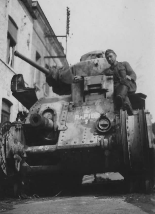 Char B1 bis tank #249 of the 8th BCC named RAPIDE 1940