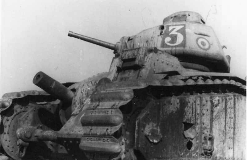 Char B1 bis tank number 3