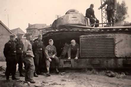 Char B1 bis Ort le Catelet Saint Quentin Aisne 1940