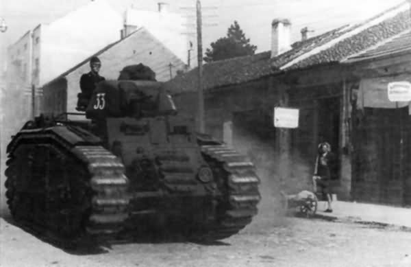 Flammpanzer Panzerkampfwagen B2 740(f) code 33