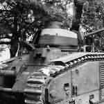 B1 bis tank number 381 of the 49th BCC named Irouleguy