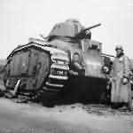 French Char B1 bis tank number 391 of the 46th BCC named Craonne