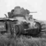 French Char B1 bis tank number 379 of the 49th BCC named Maury