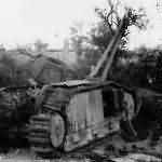 Char B1 bis destroyed by internal explosion 2