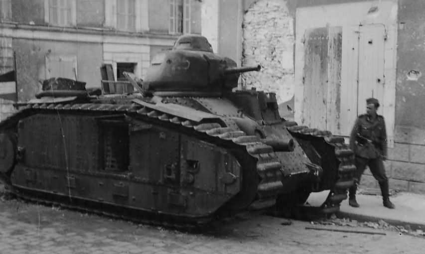 Destroyed Char B1 bis