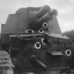 Detail of the turret of tank Char 2C