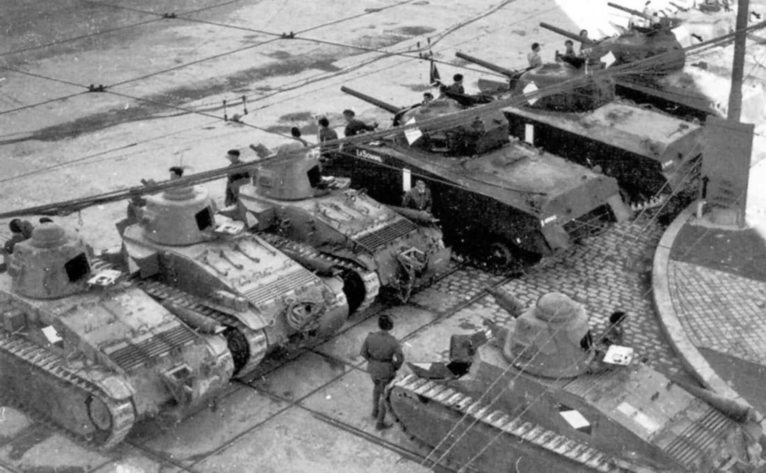 D1 and M4 od the 2RCA Oran 1943