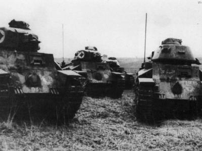 D2 tanks of the 19 BCC, 4DCR