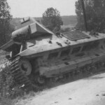 abandoned FCM 36 tank