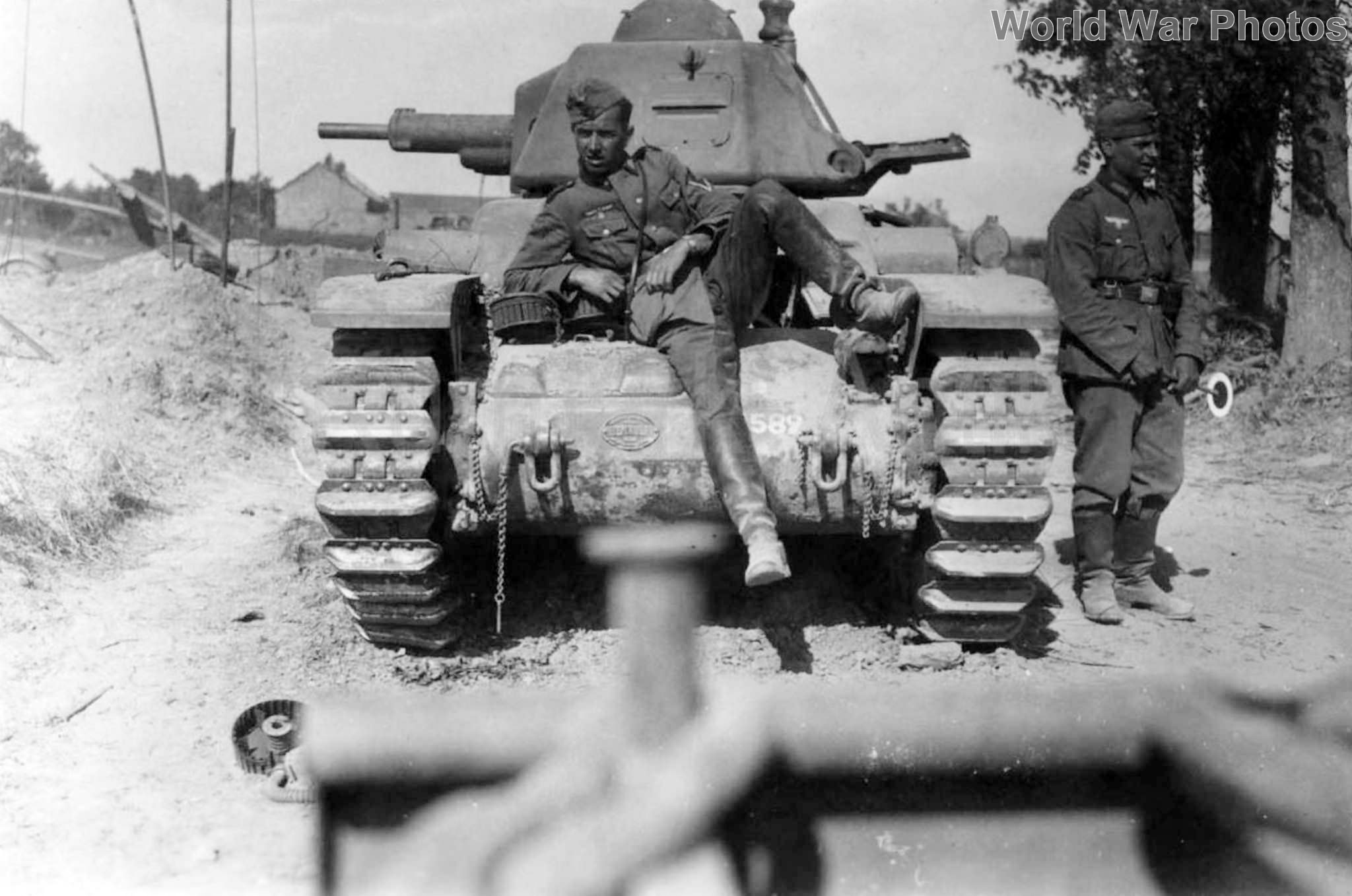 Captured Renault R40 1940