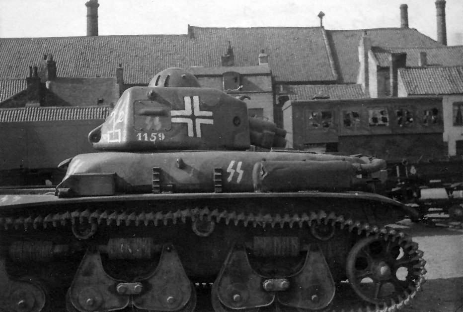 Captured by Waffen SS unit R35
