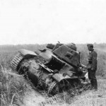 Renault R35 tank abandoned